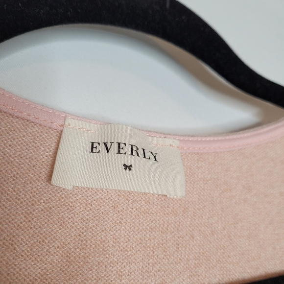 Everly Pink Crossover Long Sleeve Top - Picture 10 of 11